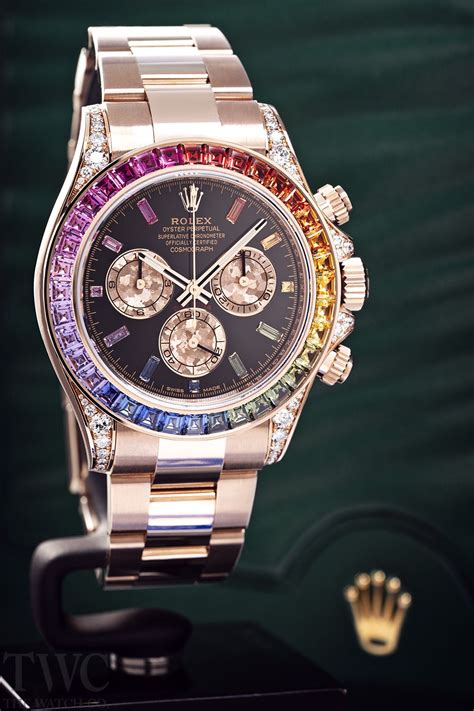 rolex daytona rainbow rose gold replica|knockoff daytona rolex for sale.